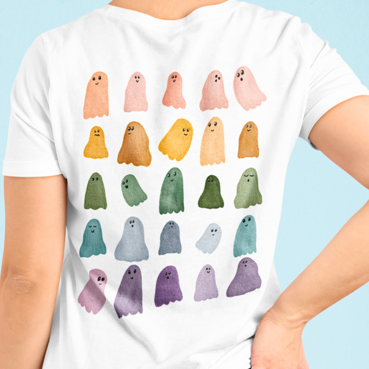 Boo Crew Pastel Halloween Shirt - Unisex Spooky Season T-Shirt for Men or Women