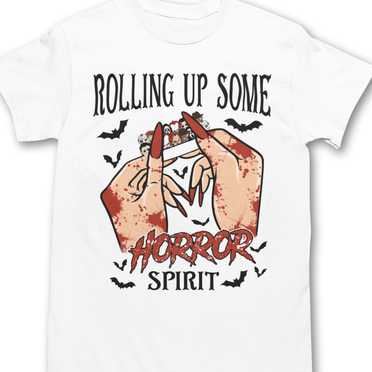 Rolling Up Some Horror Spirit Shirt - Unisex T-Shirt for Men or Women