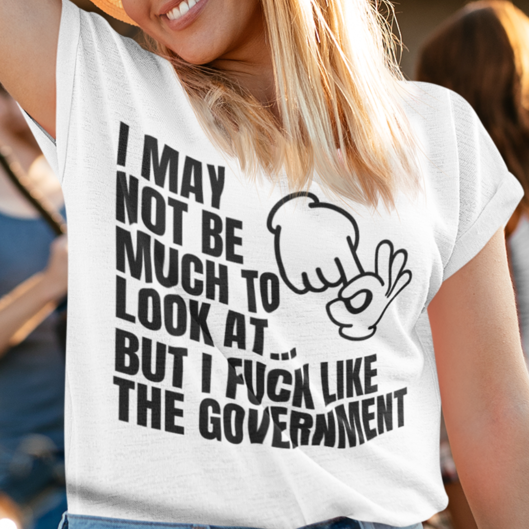 I F*ck Like The Government - Hands - T-Shirt Graphic Tee