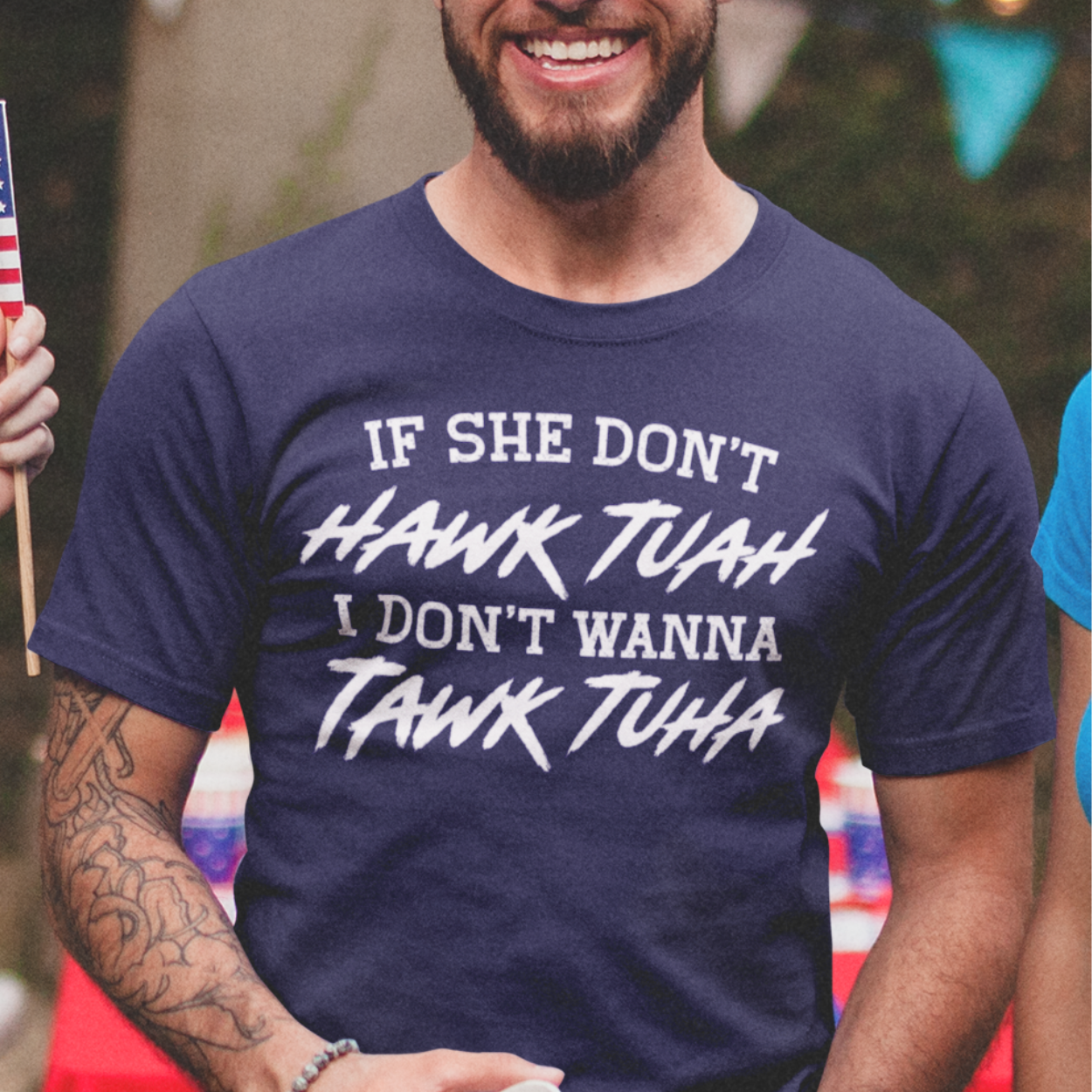 If She Don't Hawk Tuah Shirt - If She Don't Hawk Tuah I Don't Wanna Tawk Tuha T-Shirt - Hawk Tuah Tawk Tuah