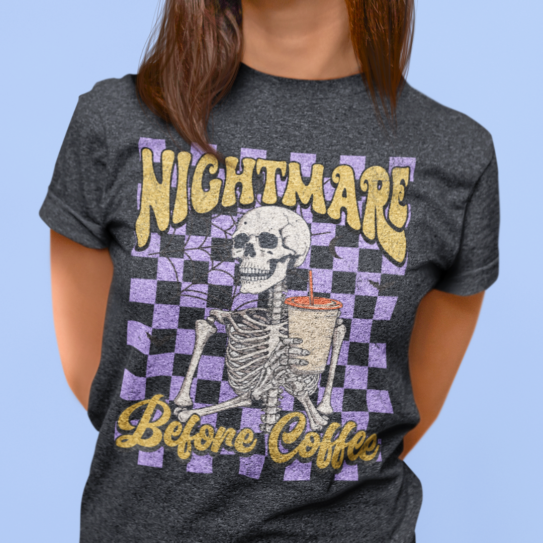 Nightmare Before Coffee Shirt - Unisex T-Shirt for Men or Women