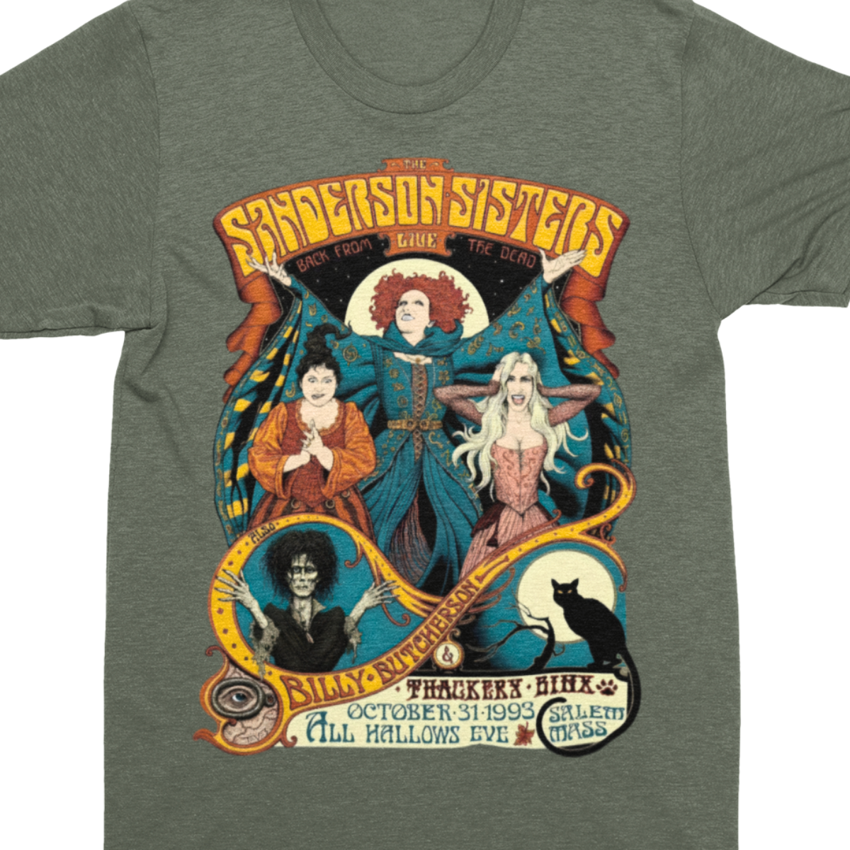 Sanderson Sisters Live Concert Tour Shirt - Unisex T-Shirt for Men or Women