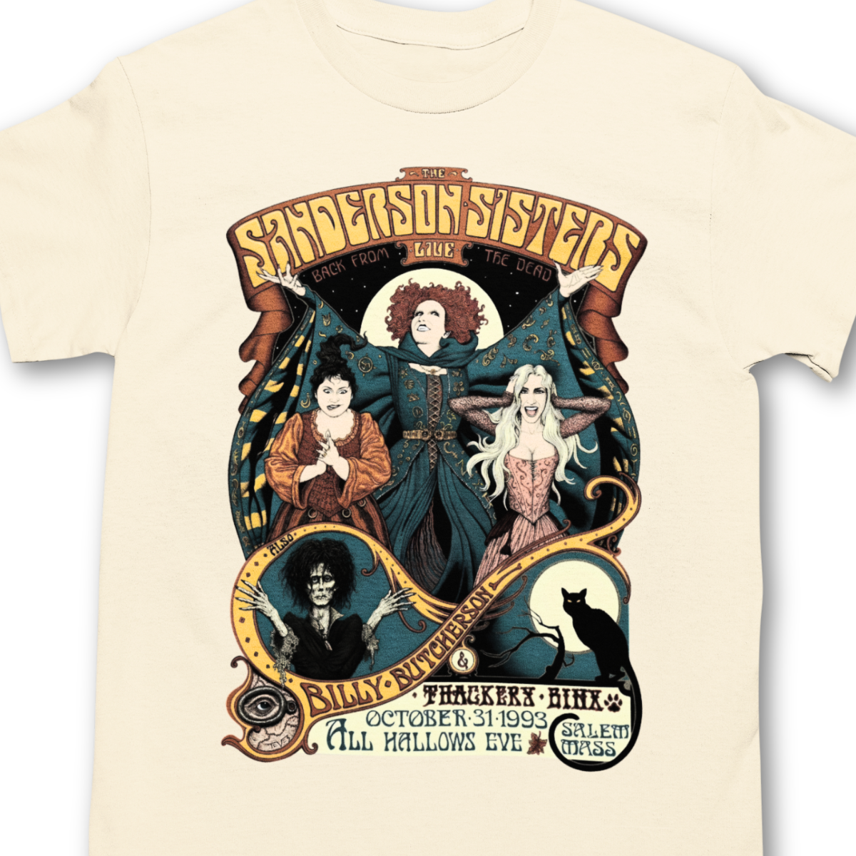 Sanderson Sisters Live Concert Tour Shirt - Unisex T-Shirt for Men or Women